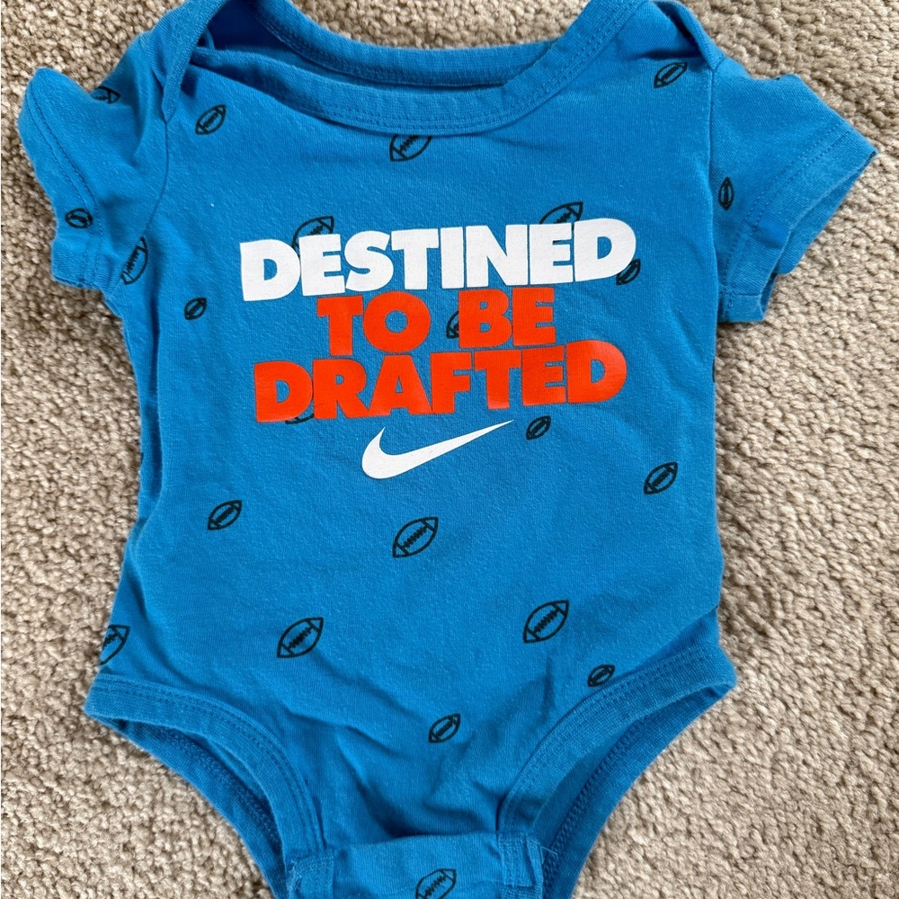 Nike Blue 'Destined to Be Drafted' Bodysuit